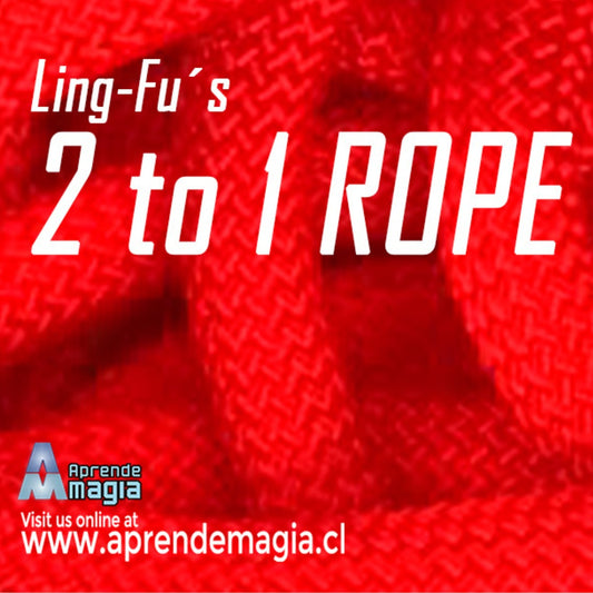 Dos Cuerdas a Una por Ling Fu - Alto Impacto en las manos de tú público (Rojo)