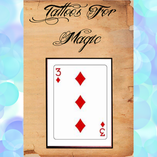 Tatuaje de Predicción 3 de Diamante - La Magia que se Lleva en la piel