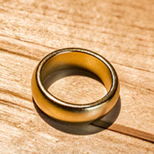 Anillo Magnético (Gold Curvo Talla 10 - 20 cms interior) de Alta Densidad y Calidad Superior (Copia) (Copia)