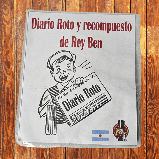 Periodico Roto y Recompuesto por Rey Ben