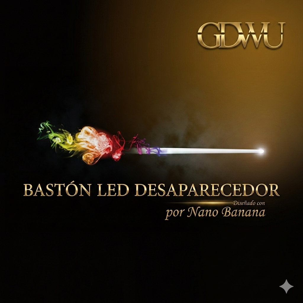 Bastón Luminoso Desapareciente – Edición LED Multicolor